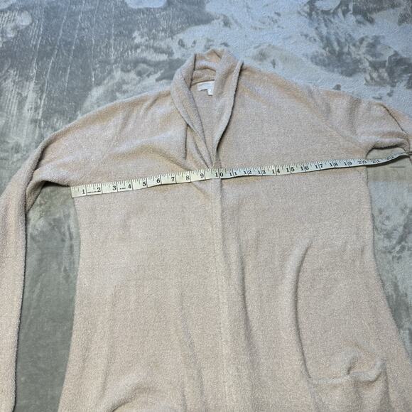 Barefoot Dreams Sweater Womens XS CozyChic Lite Open Front Cardigan Pockets - Picture 8 of 12